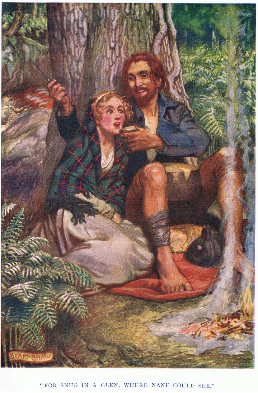 Za przytulenie w dolinie, gdzie Nane mógł zobaczyć, 1928 autorstwa John Byam Liston Shaw