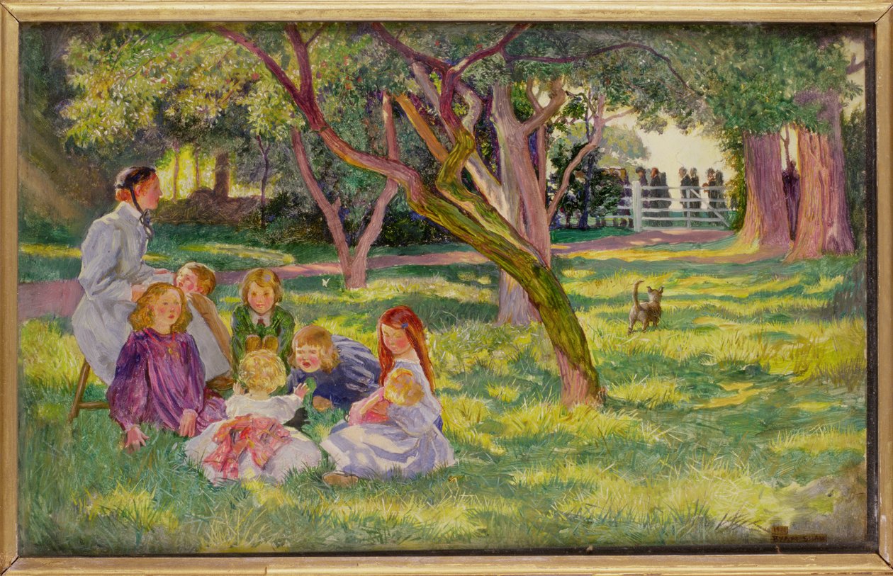 Jedno pokolenie przemija, a następne pokolenie przychodzi, ale Ziemia trwa na wieki (Kaznodziei 1:4), 1901 autorstwa John Byam Liston Shaw