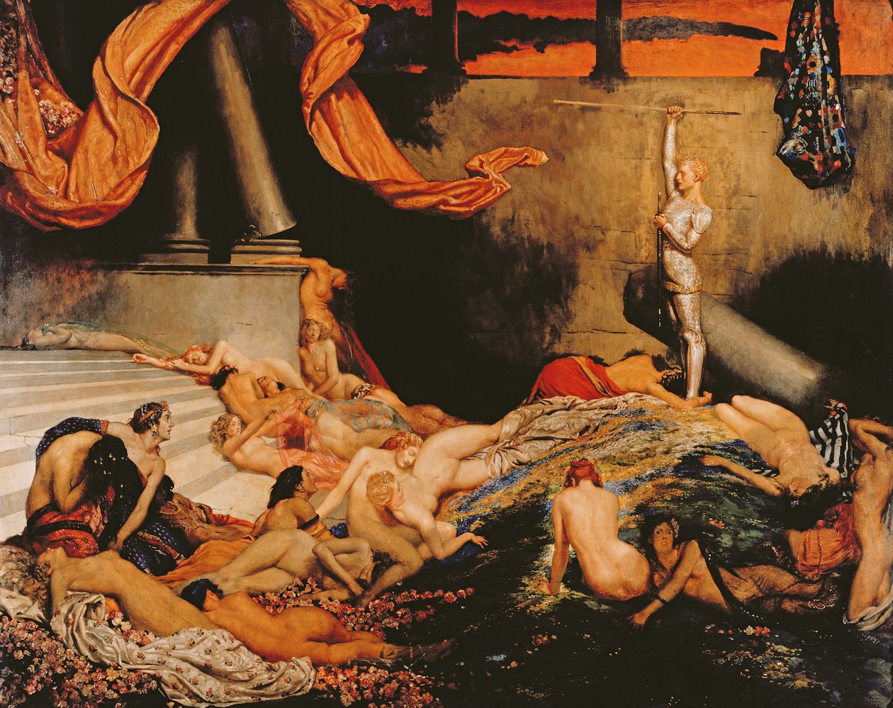 Włócznia aresztowana autorstwa John Byam Liston Shaw