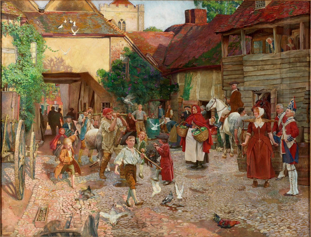 Głupiec, który zadowoliłby każdego człowieka, 1903 autorstwa John Byam Liston Shaw