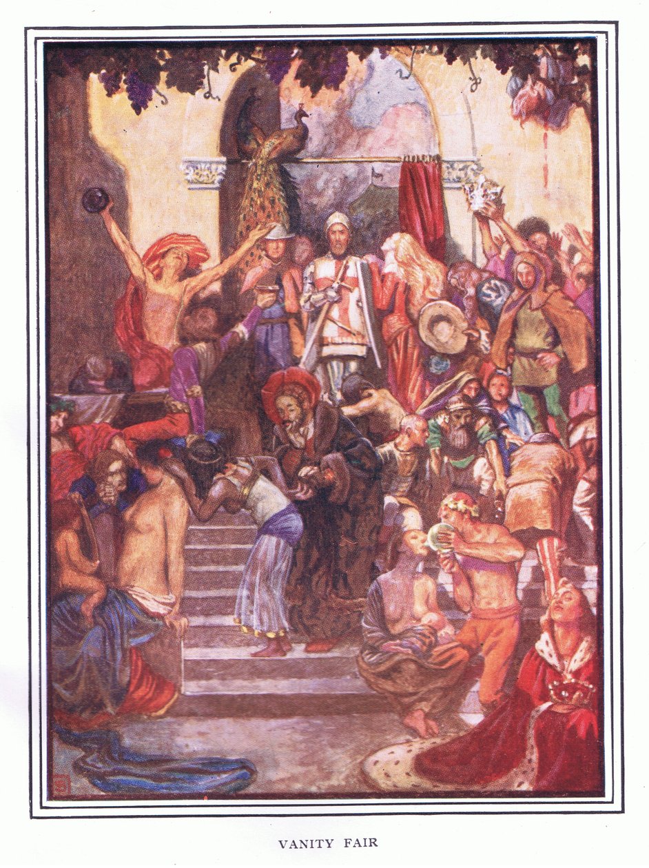 Targowisko próżności autorstwa John Byam Liston Shaw