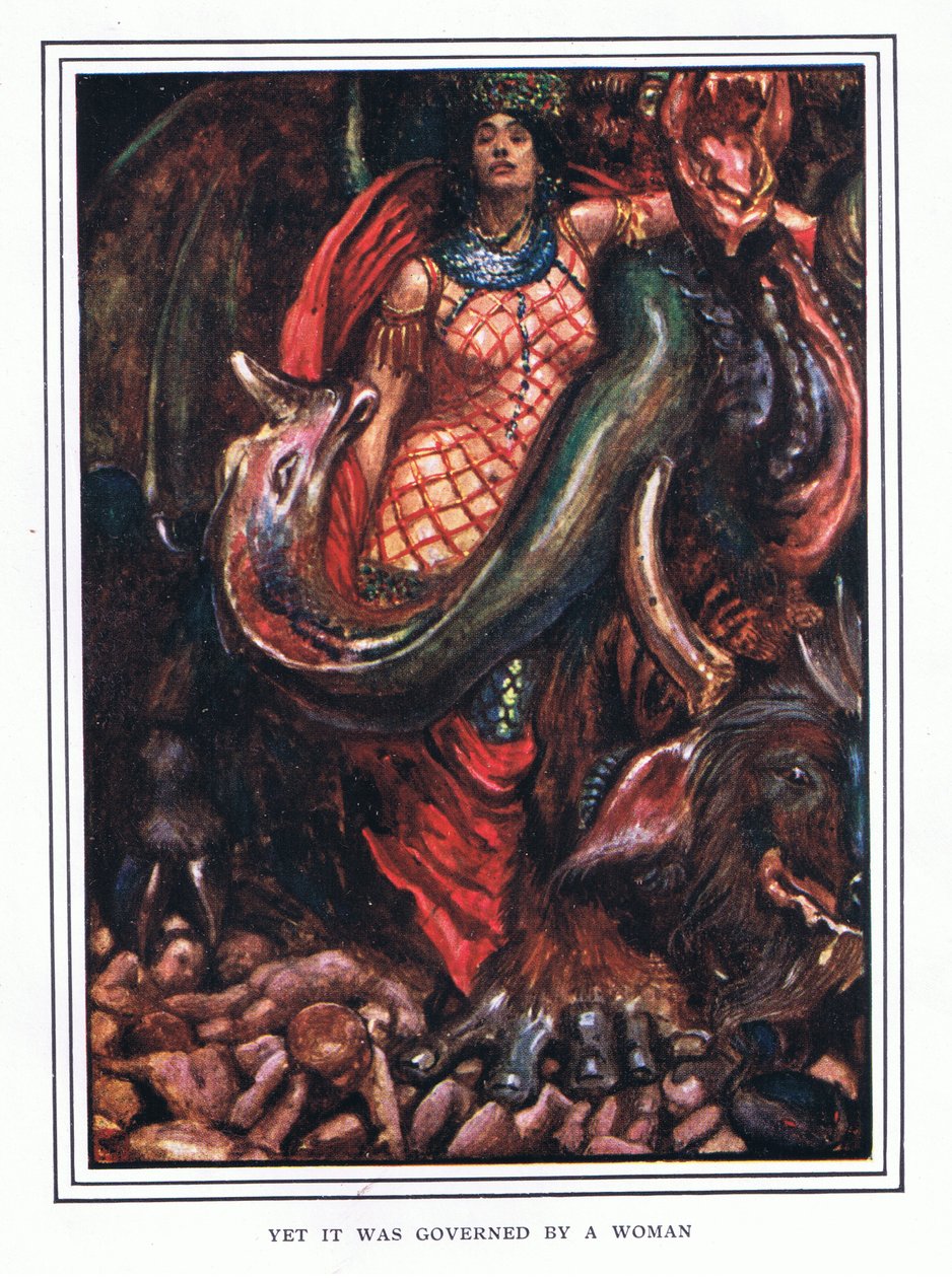 Jednak rządziła nim kobieta autorstwa John Byam Liston Shaw