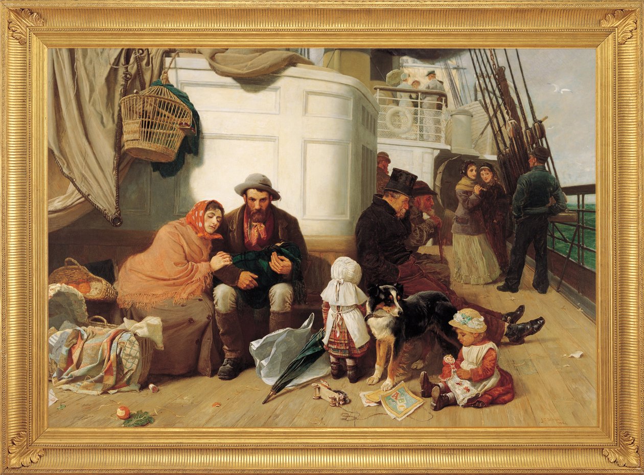 Imigranci wysyłają autorstwa John Charles Dollman