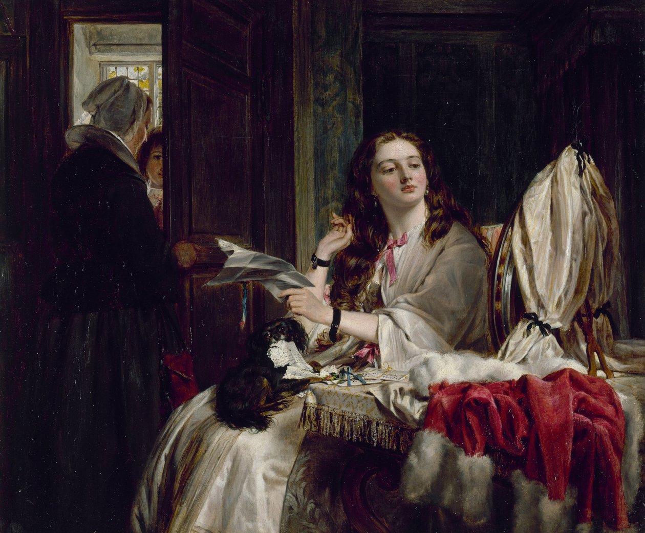 Walentynkowy poranek autorstwa John Callcott Horsley