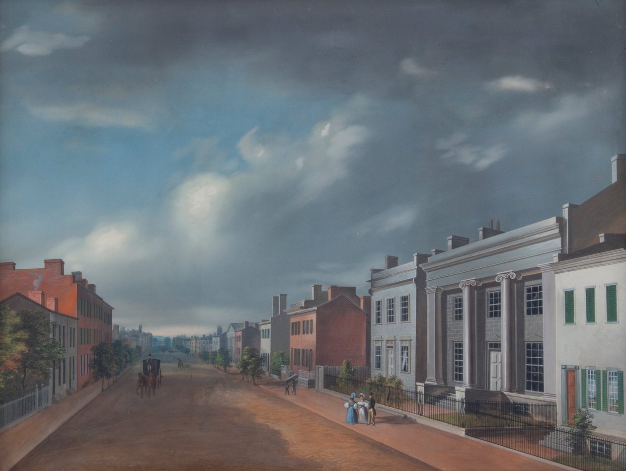 Fourth Street East From Vine autorstwa John Caspar Wild