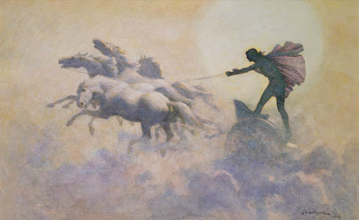 Rydwan Słońca, 1909 autorstwa John Charles Dollman