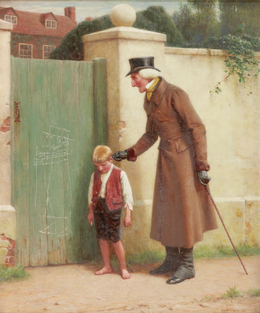 Artysta wiejski, 1899 autorstwa John Charles Dollman