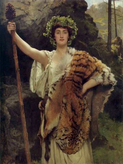 Kapłanka BacchusnFrancais : La pretresse de Bacchusn autorstwa John Collier