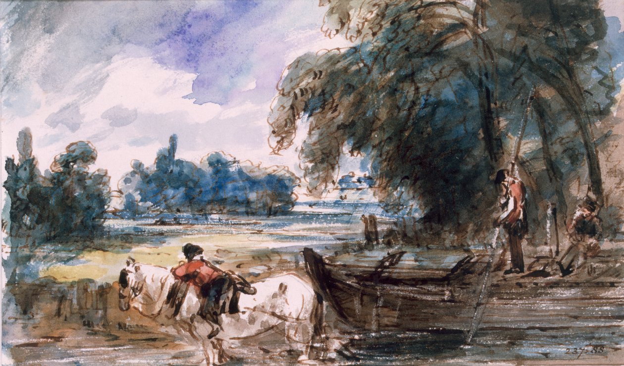Barka na Stour autorstwa John Constable