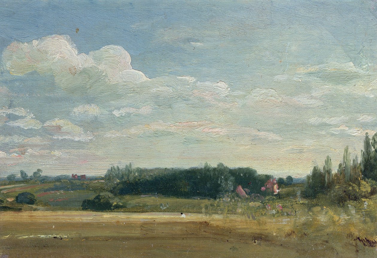 Widok na plebanię, East Bergholt autorstwa John Constable