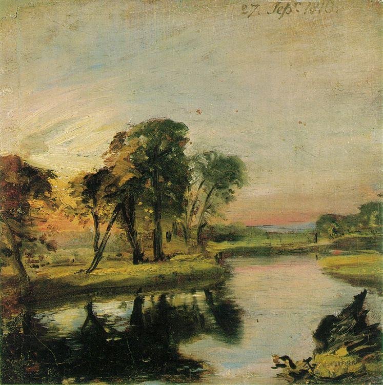 Widok na Stour autorstwa John Constable