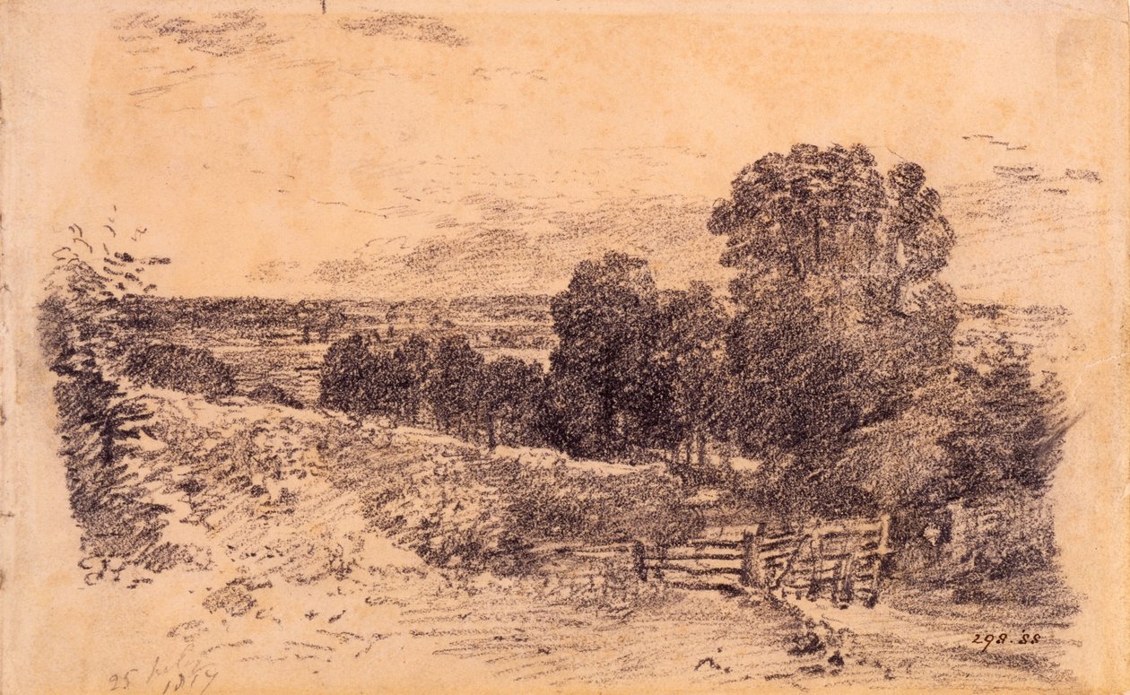 Pas w pobliżu East Bergholt autorstwa John Constable