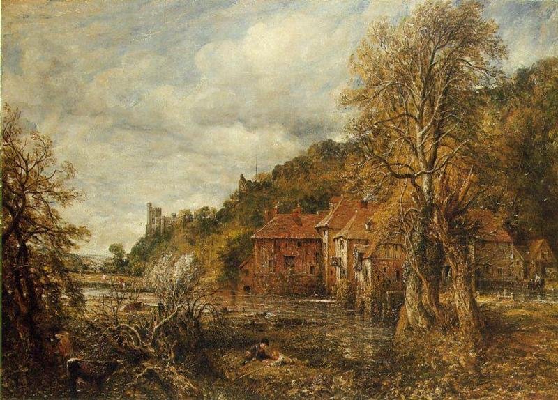 Młyn i zamek Arundel autorstwa John Constable