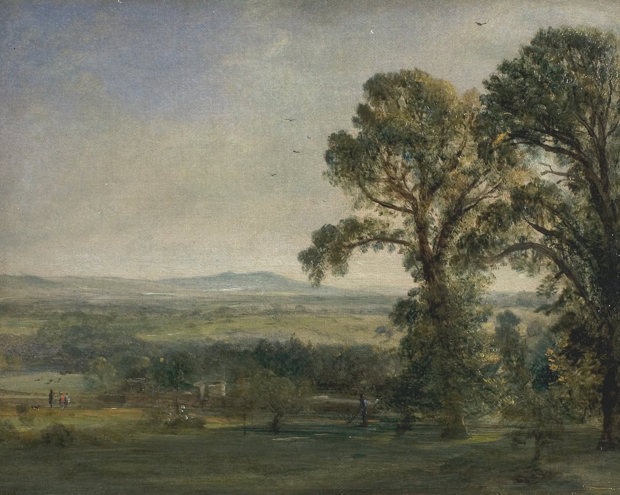 Bardon Hill, Coleorton Hall autorstwa John Constable