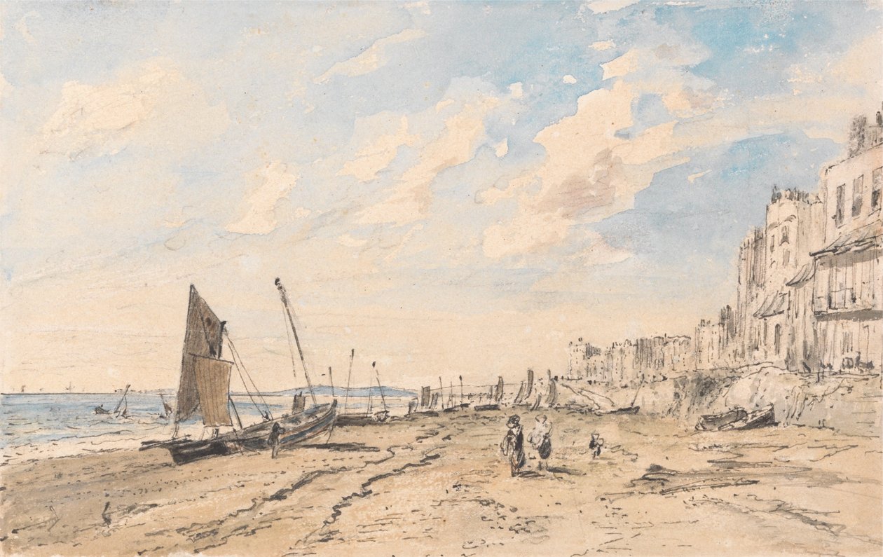 Plaża Brighton z widokiem na zachód autorstwa John Constable