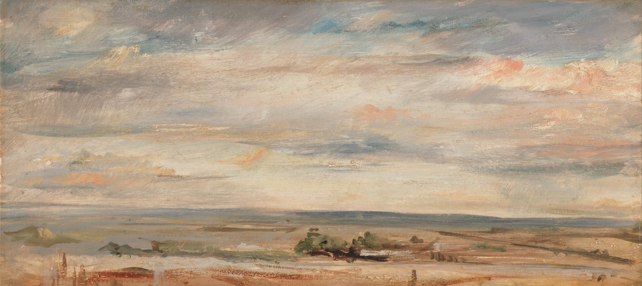 Studium chmur, wczesny poranek, patrząc na wschód z Hampstead autorstwa John Constable