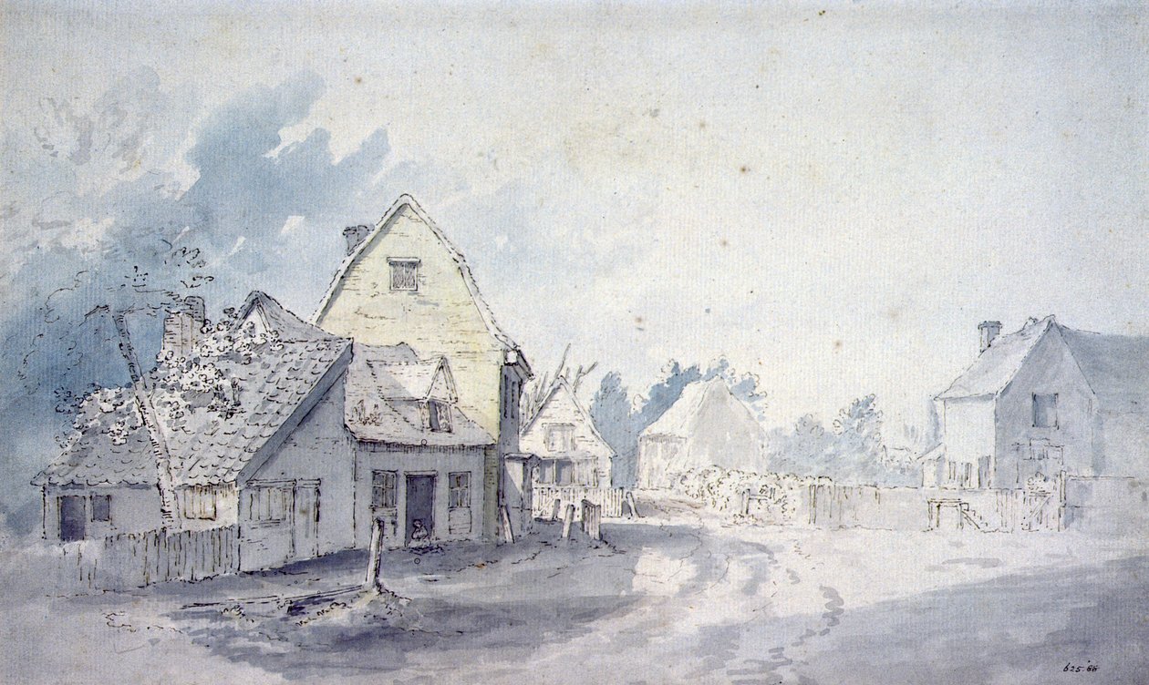 East Bergholt Street, East Bergholt autorstwa John Constable