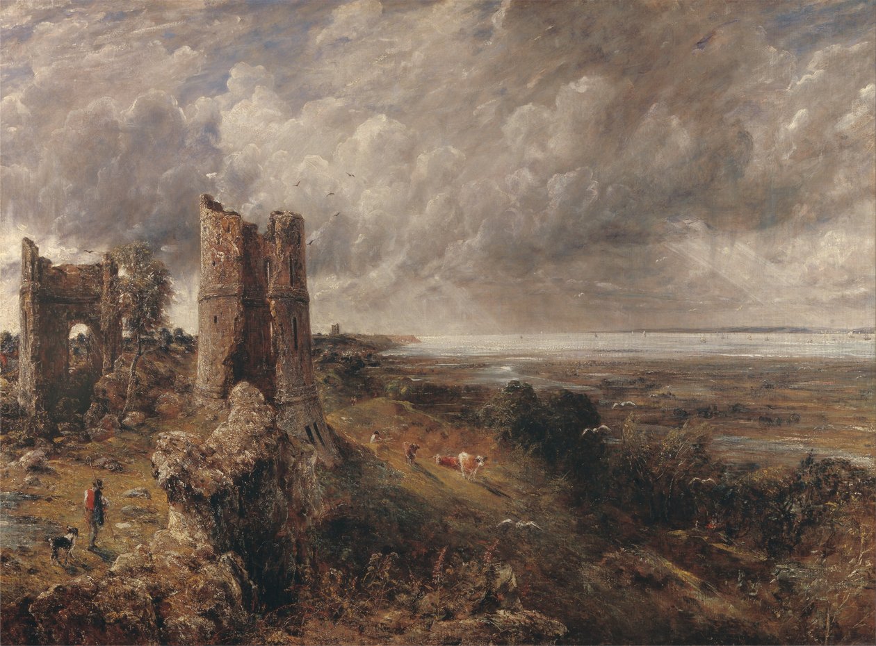 Zamek Hadleigh, Usta Tamizy — poranek po burzliwej nocy autorstwa John Constable