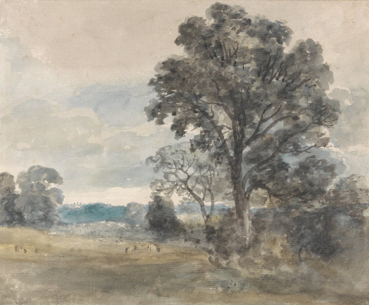 Krajobraz w East Bergholt autorstwa John Constable
