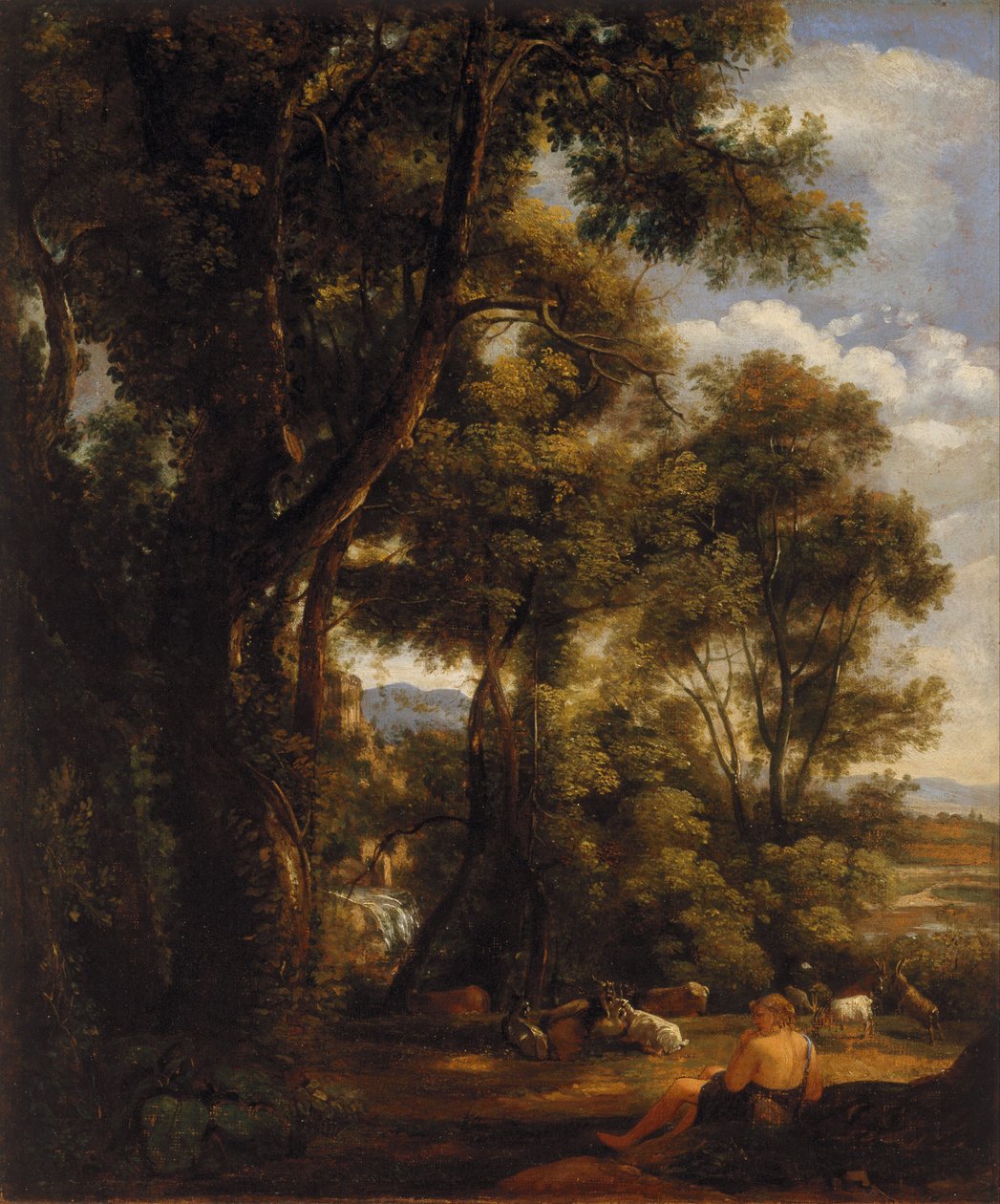 Krajobraz z kozą i kozami autorstwa John Constable