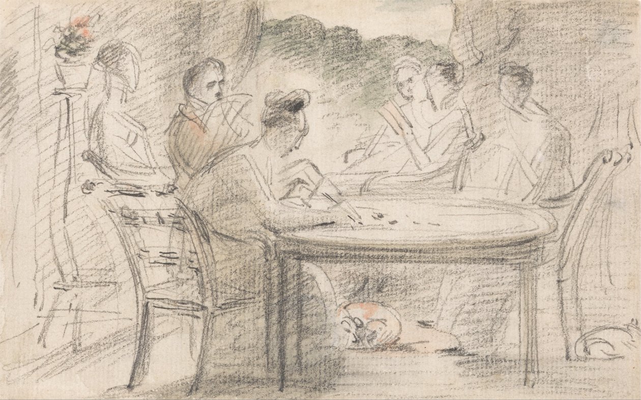 Pan Hobson z Markfield i rodziny autorstwa John Constable