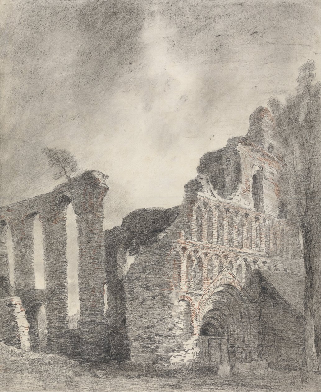 Ruiny klasztoru St. Botolphs, Colchester autorstwa John Constable