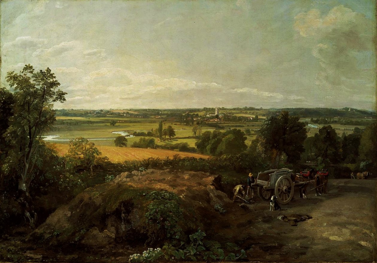 Dolina Stour i kościół Dedham autorstwa John Constable