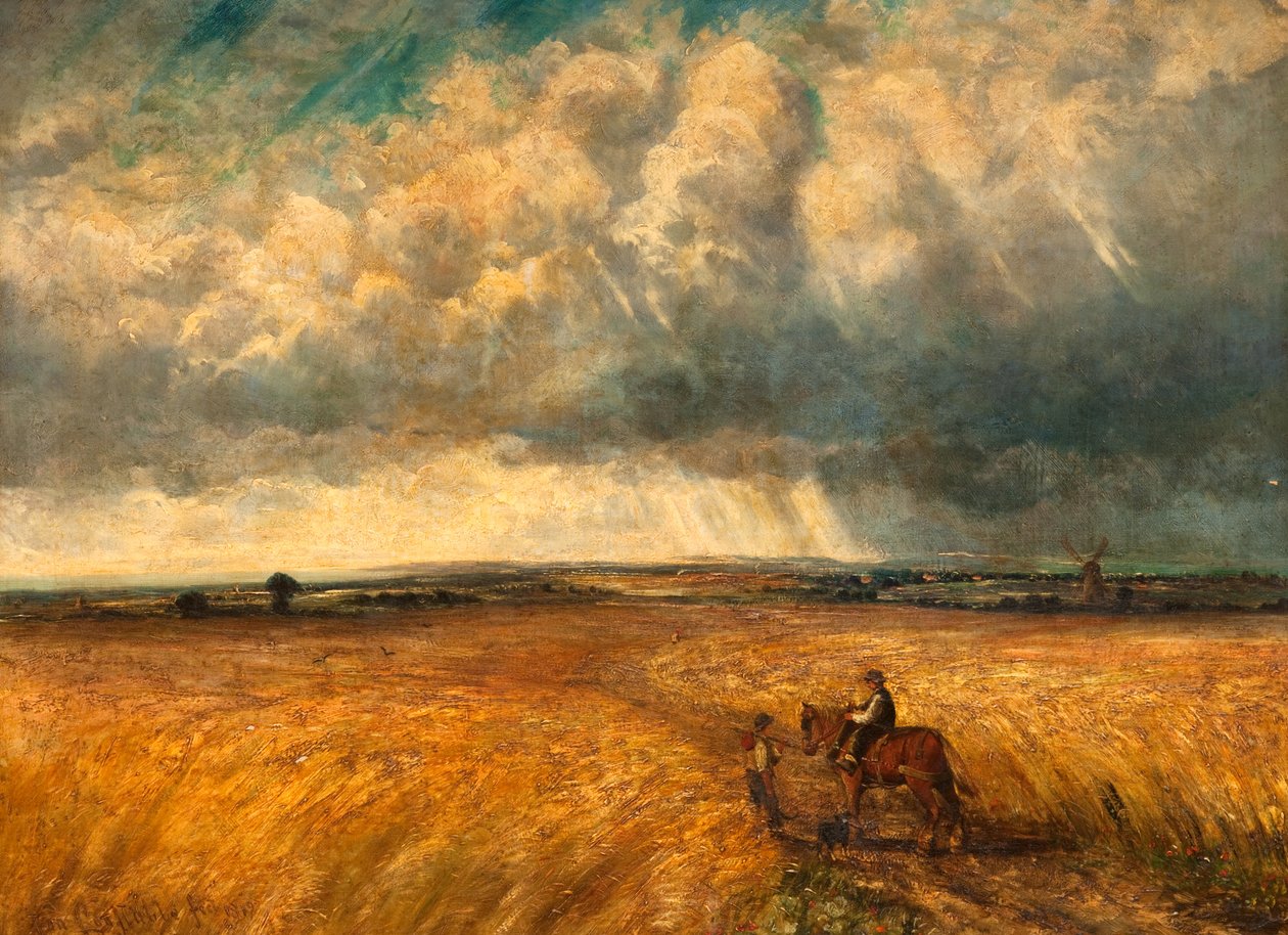 Gromadząca się burza, 1819 r. autorstwa John Constable