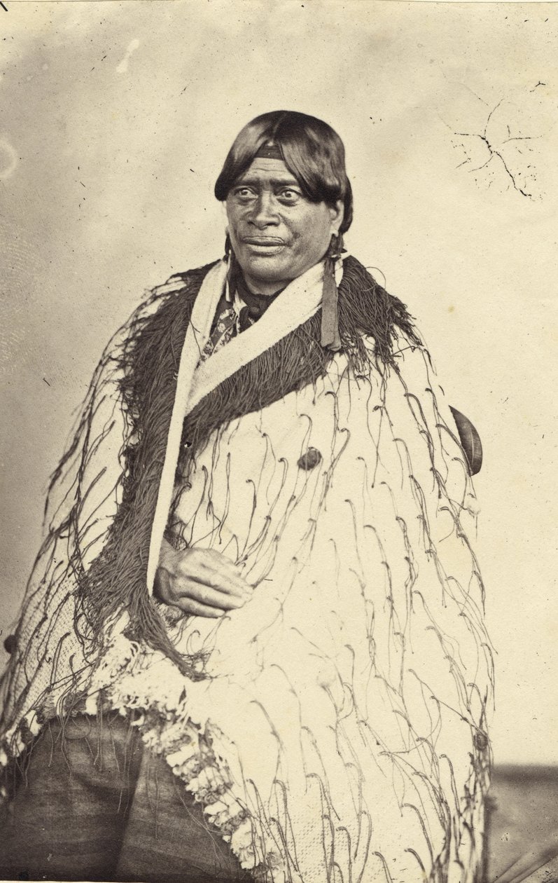 Królowa Tairoa, ok. 1860 (druk albumowy) autorstwa John Nicol Crombie