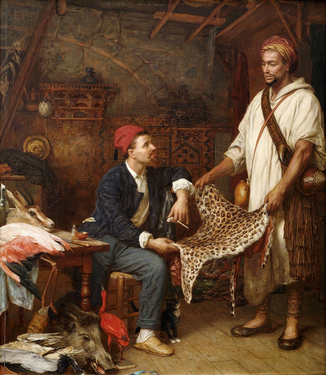 Francuski przyrodnik w Algierze autorstwa John Evan Hodgson