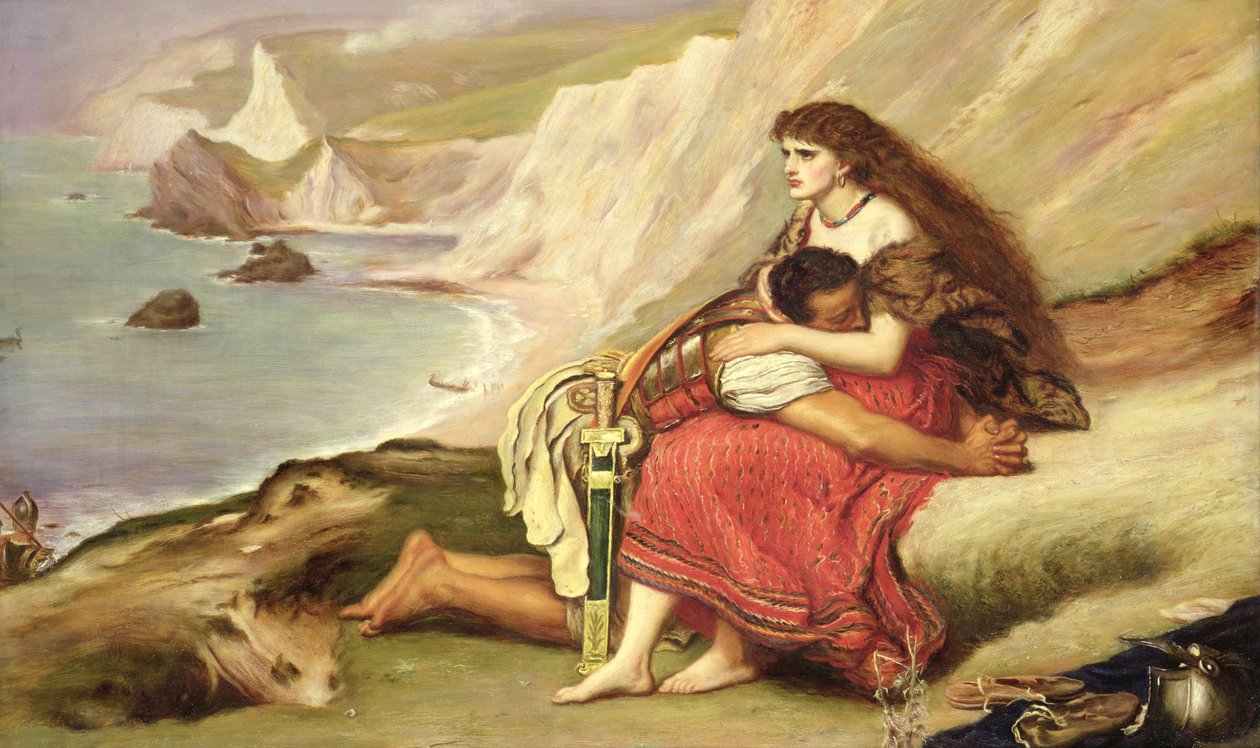 Starożytny Brytyjczyk autorstwa John Everett Millais