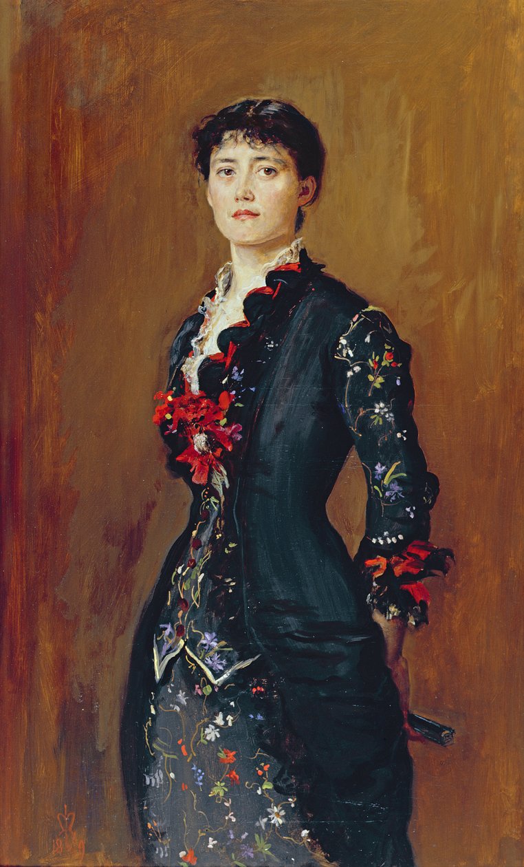 Portret Louise Jopling, 1879 autorstwa John Everett Millais