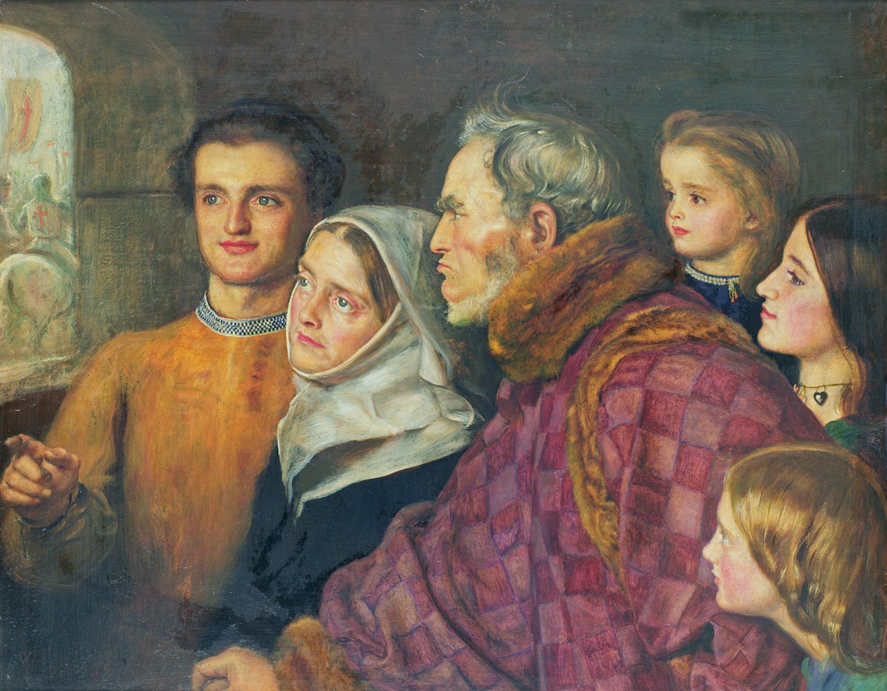 Odejście krzyżowców autorstwa John Everett Millais