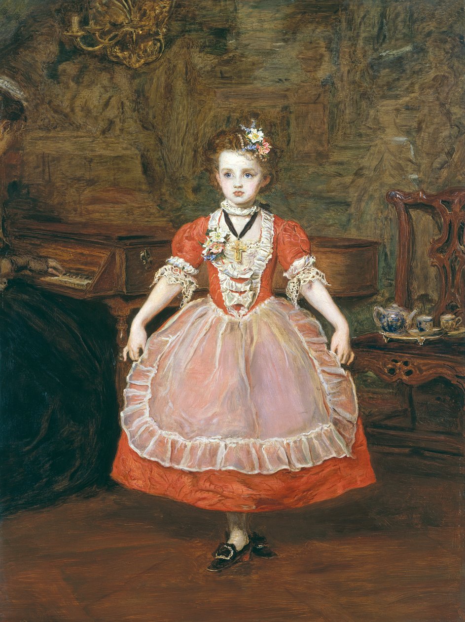 د Minuet poli autorstwa John Everett Millais