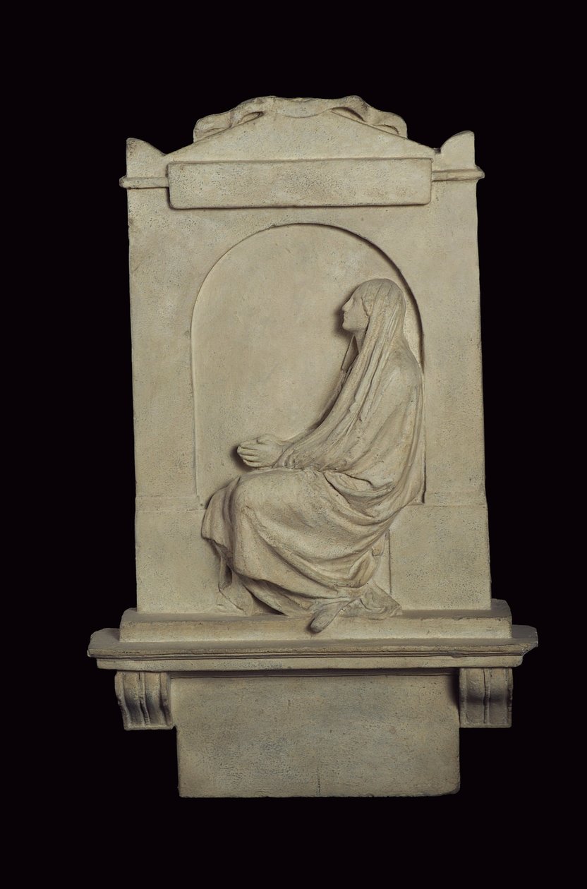 Pomnik rodziny Baringów, 1806-13 (gips) autorstwa John Flaxman