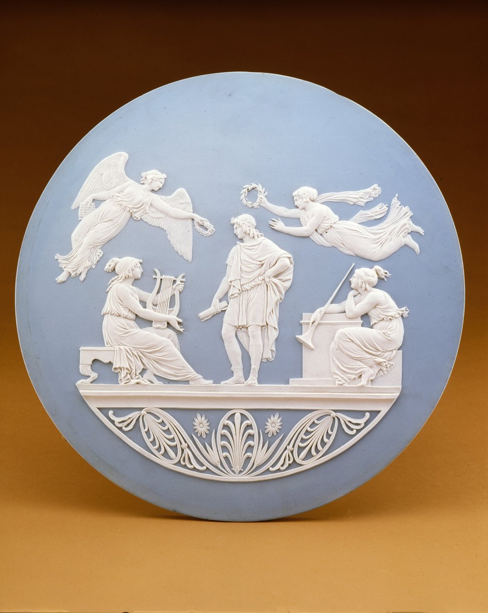 Apoteoza Wergiliusza, Wedgwood, ok. 1776 (naczynia jaspisowe) autorstwa John Flaxman