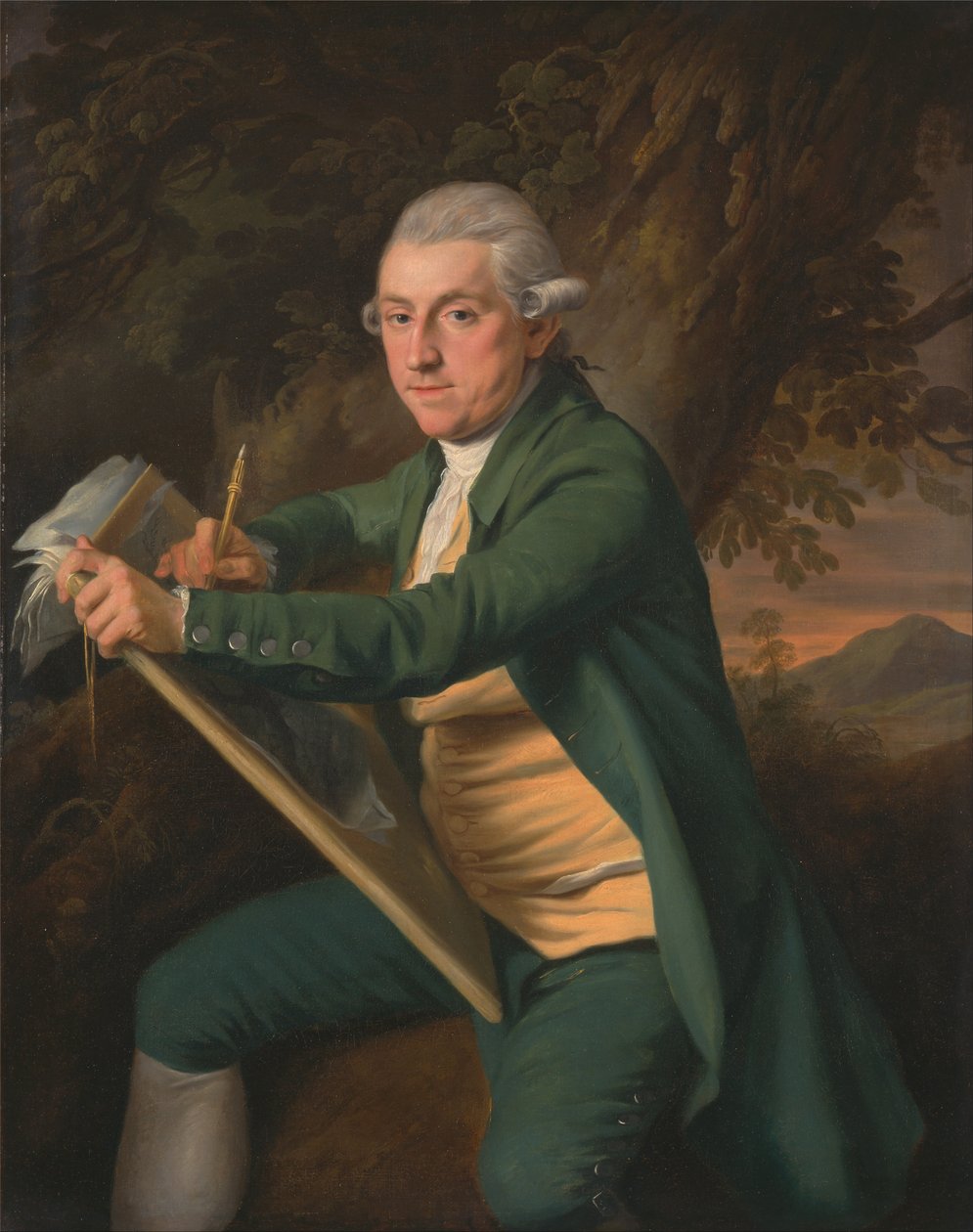 George Robertson autorstwa John Francis Rigaud