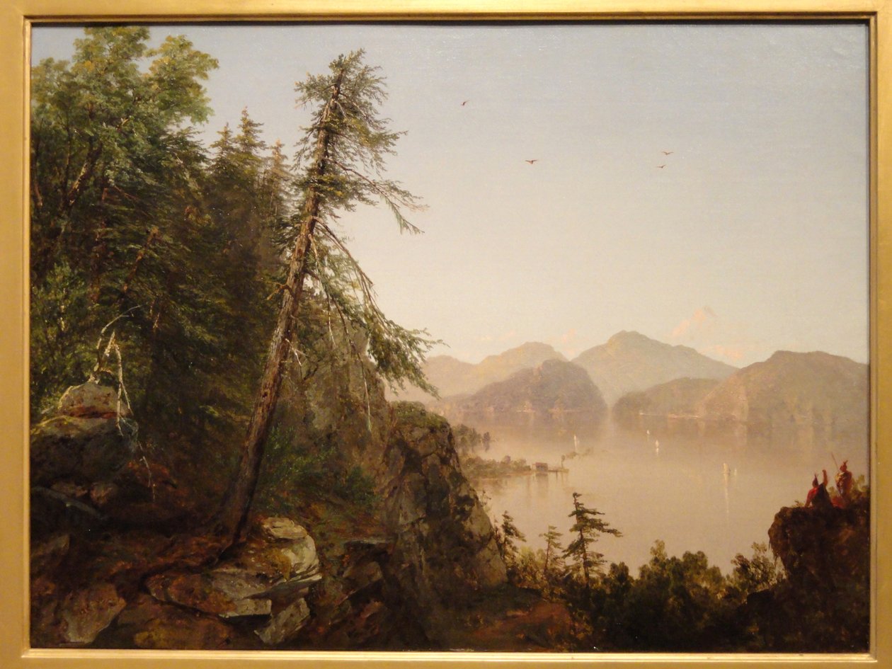 Wzdłuż rzeki Hudson autorstwa John Frederick Kensett