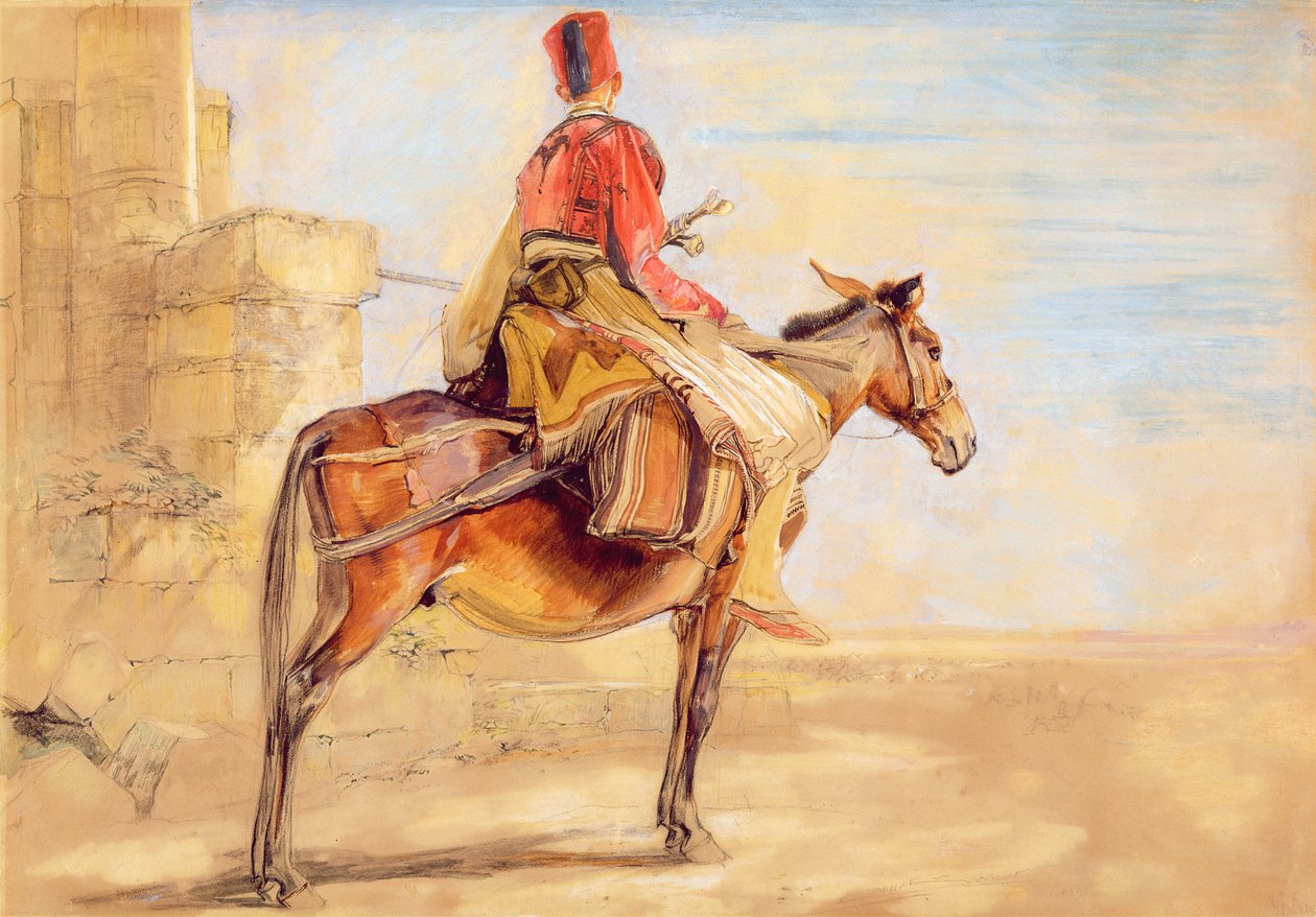 Placówka turecka, 1850 autorstwa John Frederick Lewis