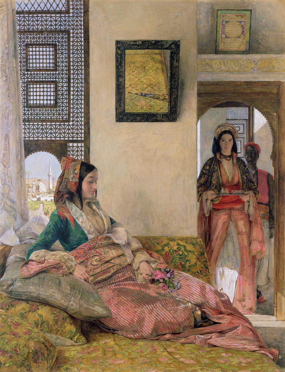 Życie w haremie, Kair autorstwa John Frederick Lewis