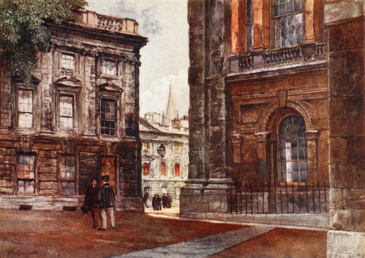 Kościół Chrystusa, czworobok Peckwater, 1903 autorstwa John Fulleylove