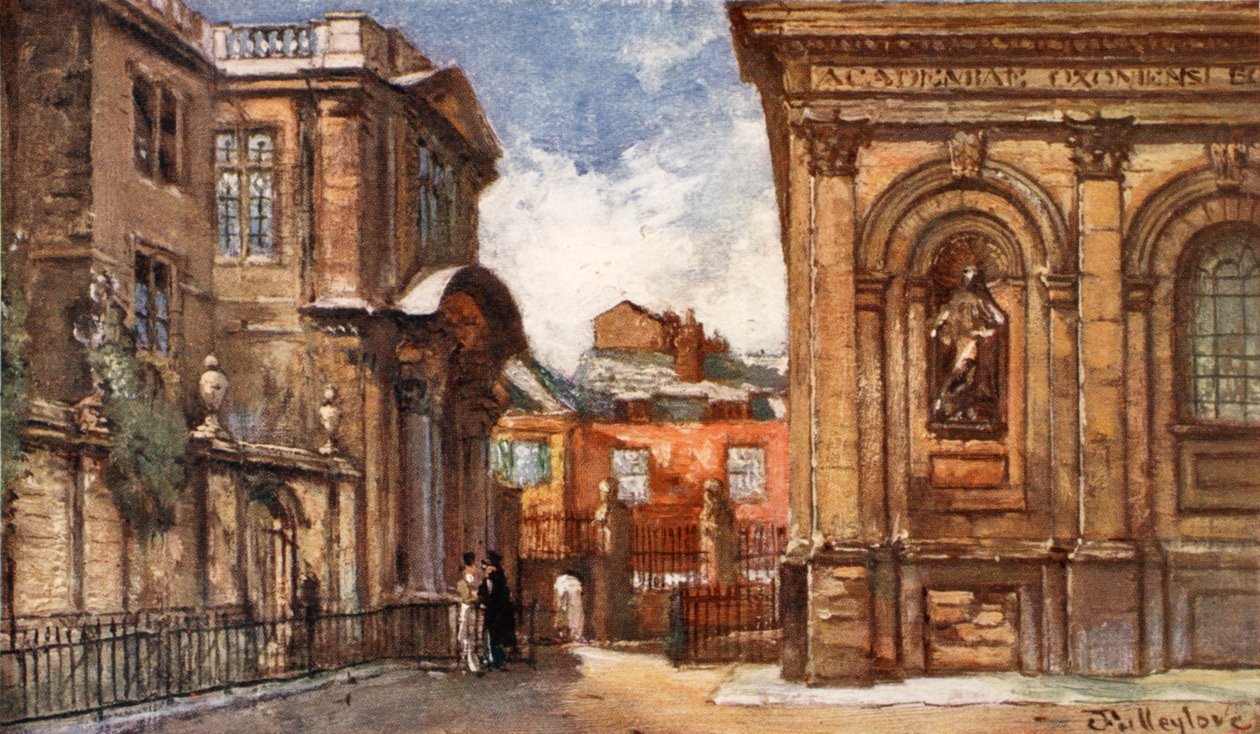 Muzeum Old Ashmolean i Teatr Sheldonian, 1903 autorstwa John Fulleylove