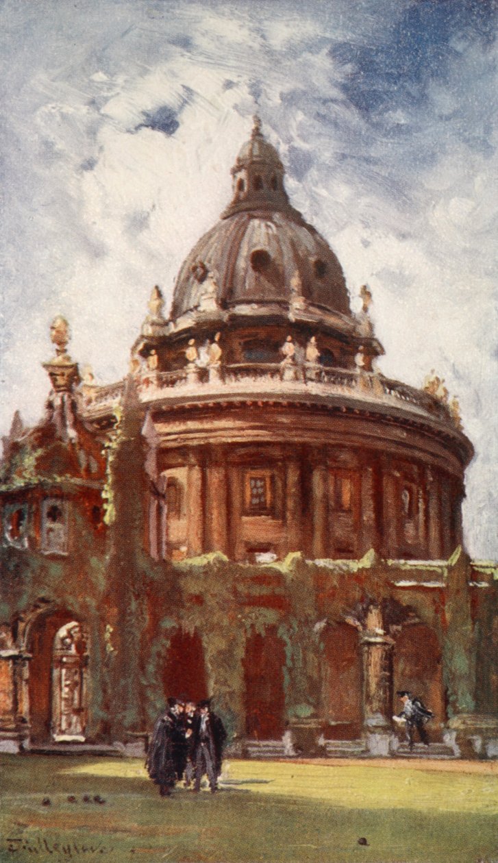 Biblioteka Radcliffe, czyli Camera Bodleian, z All Souls College, 1903 autorstwa John Fulleylove