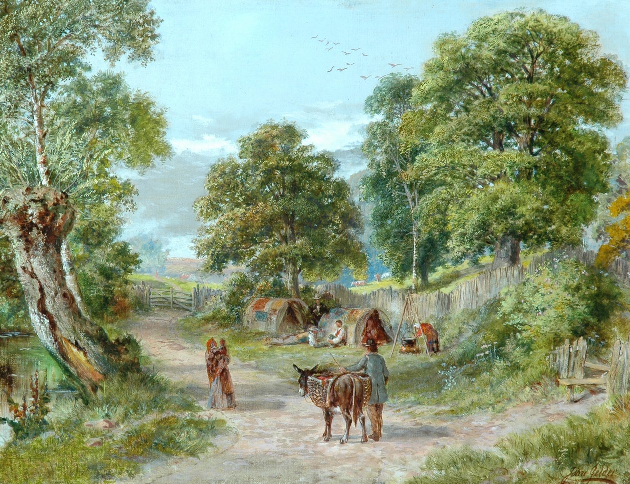 Obóz Cyganów autorstwa John Gelder