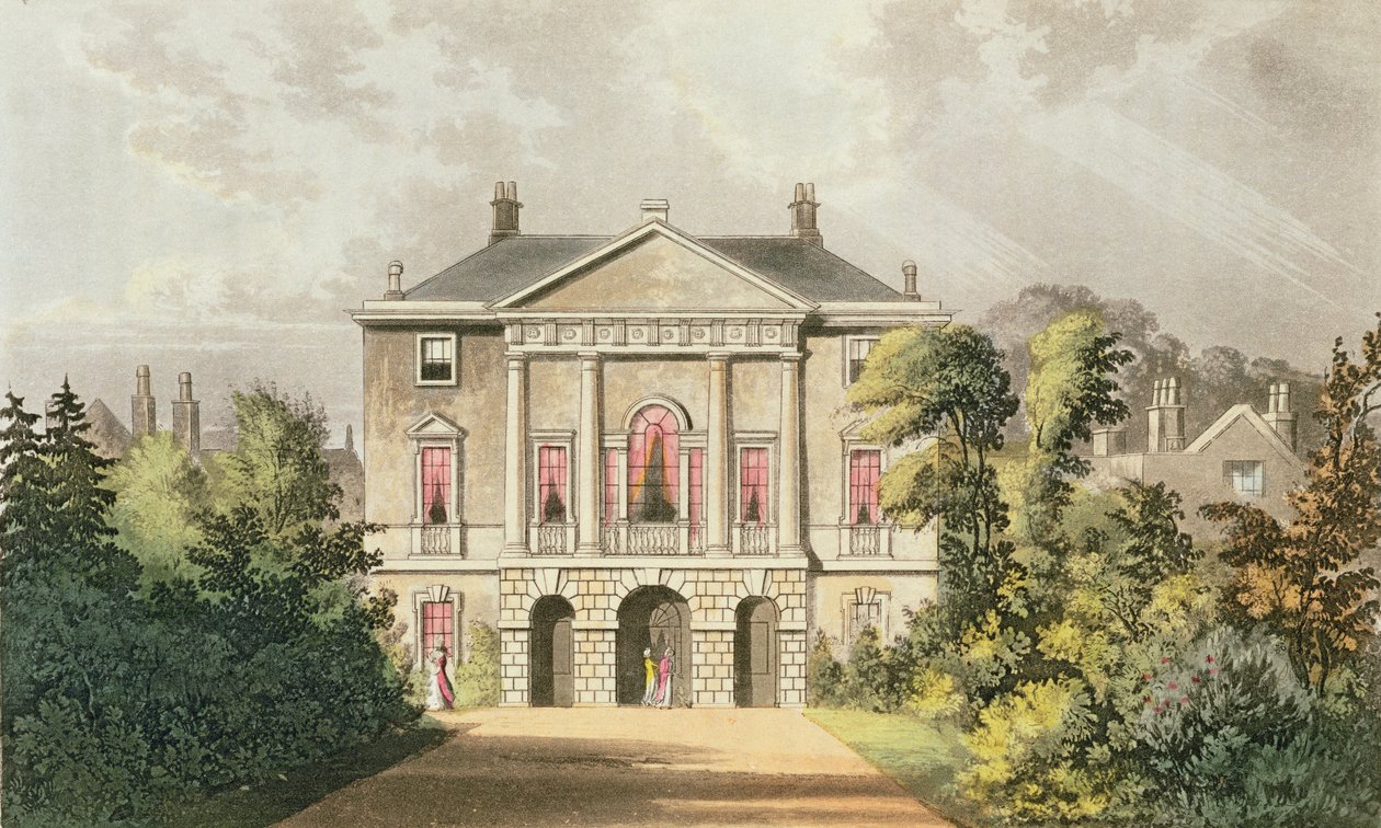 The New Lodge, Richmond Park, z Ackermann