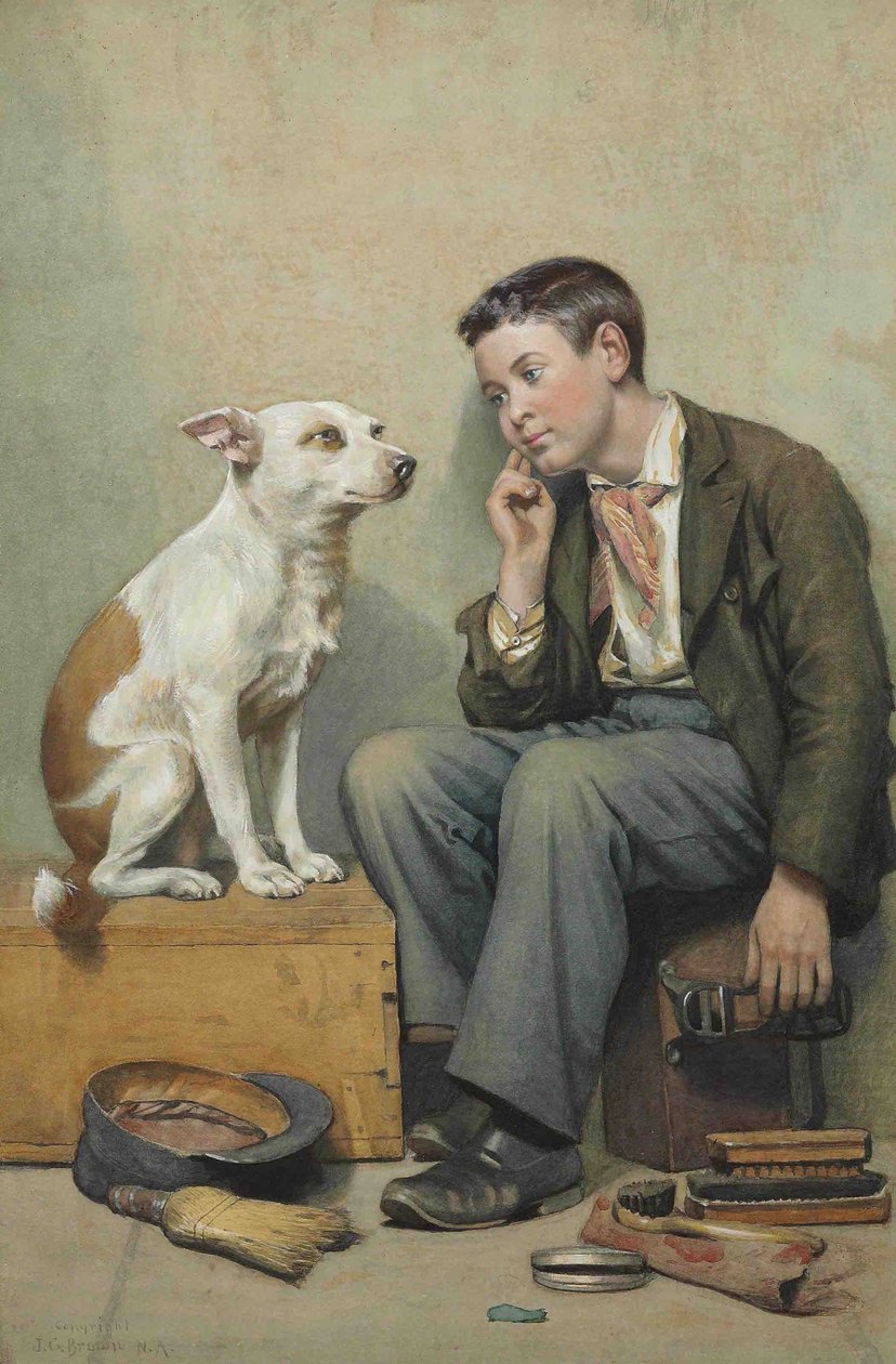 Marzyciele autorstwa John George Brown