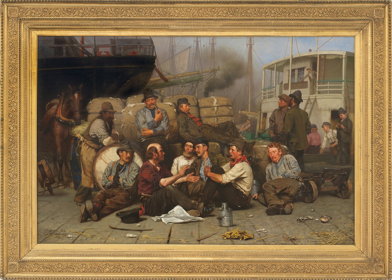 Południe dokerów, 1879 autorstwa John George Brown