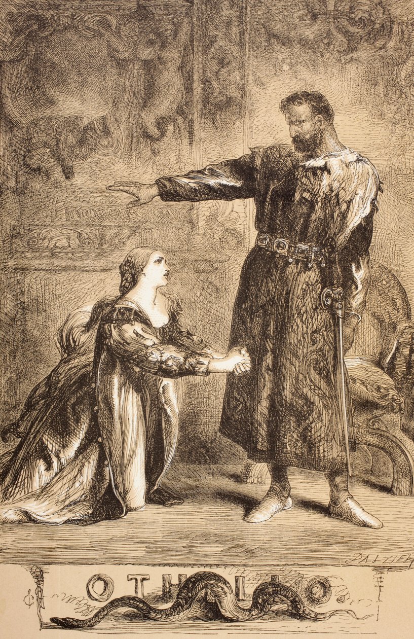 Otello, 1890 autorstwa John Gilbert