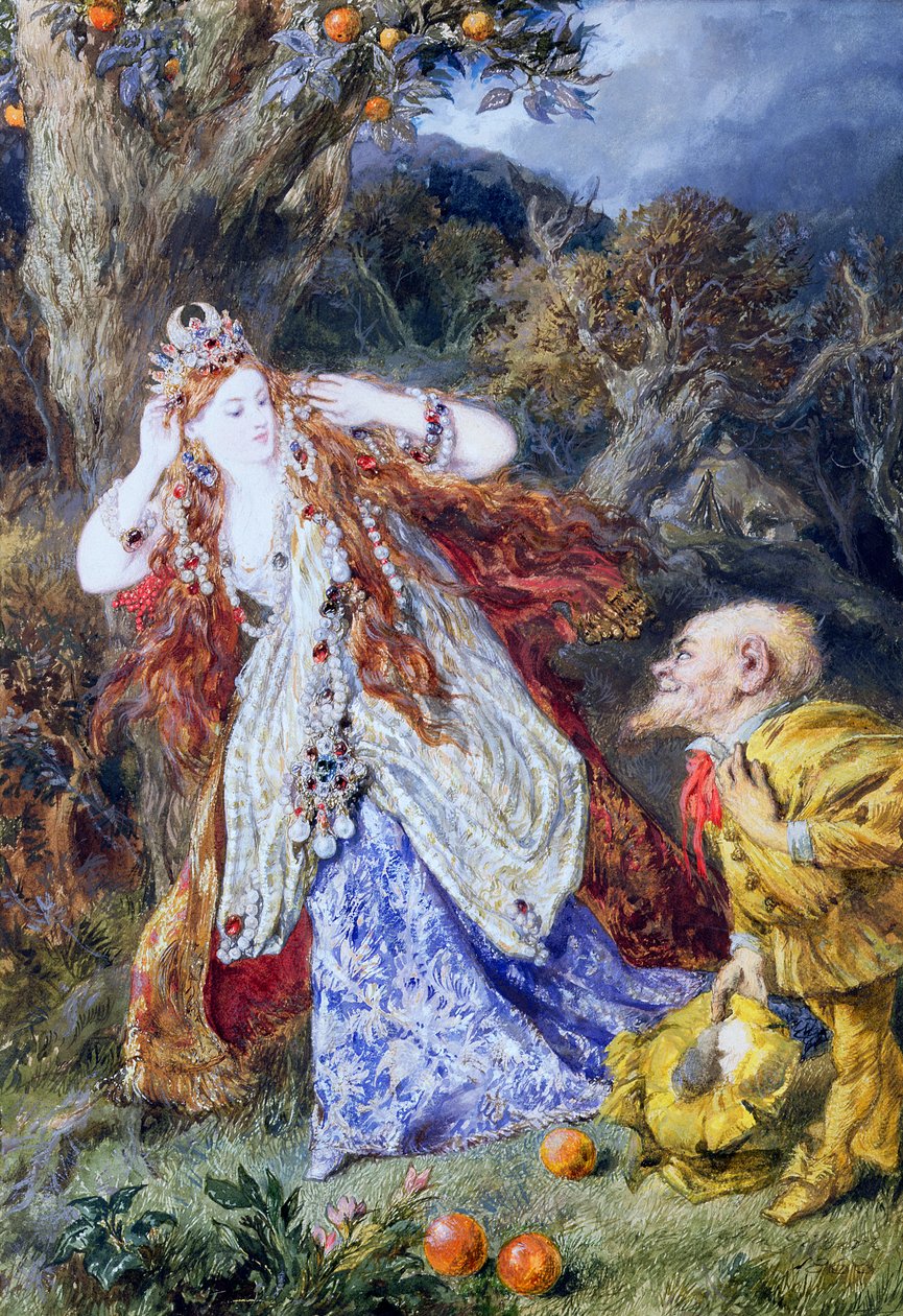 Żółty karzeł, 1868 autorstwa John Gilbert