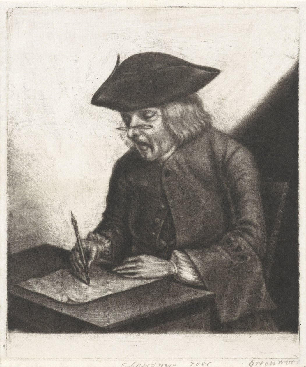 Portret malarza Tako Jajo Jelgersma autorstwa John Greenwood